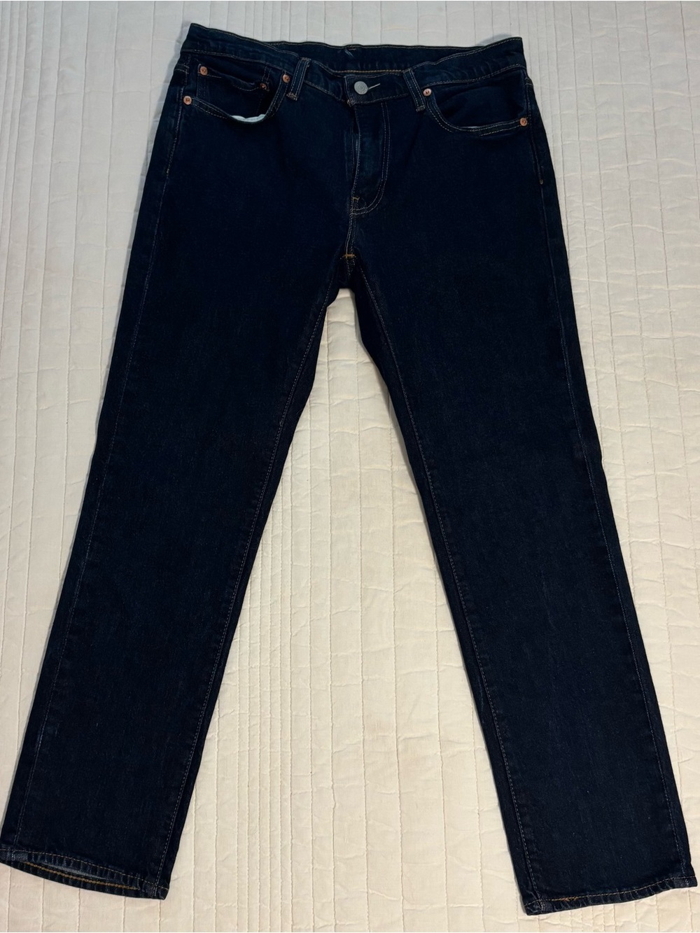 Levi's Men's Dark Indigo Slim Straight Jeans